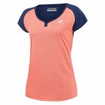 Babolat Play Cap Sleeve Top Fluo Strike / Estate Blue